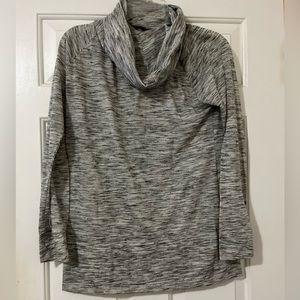 Long sleeve cowl neck blouse